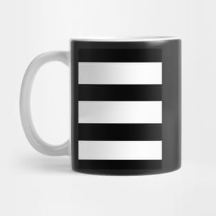 Black & White Stripe Mug